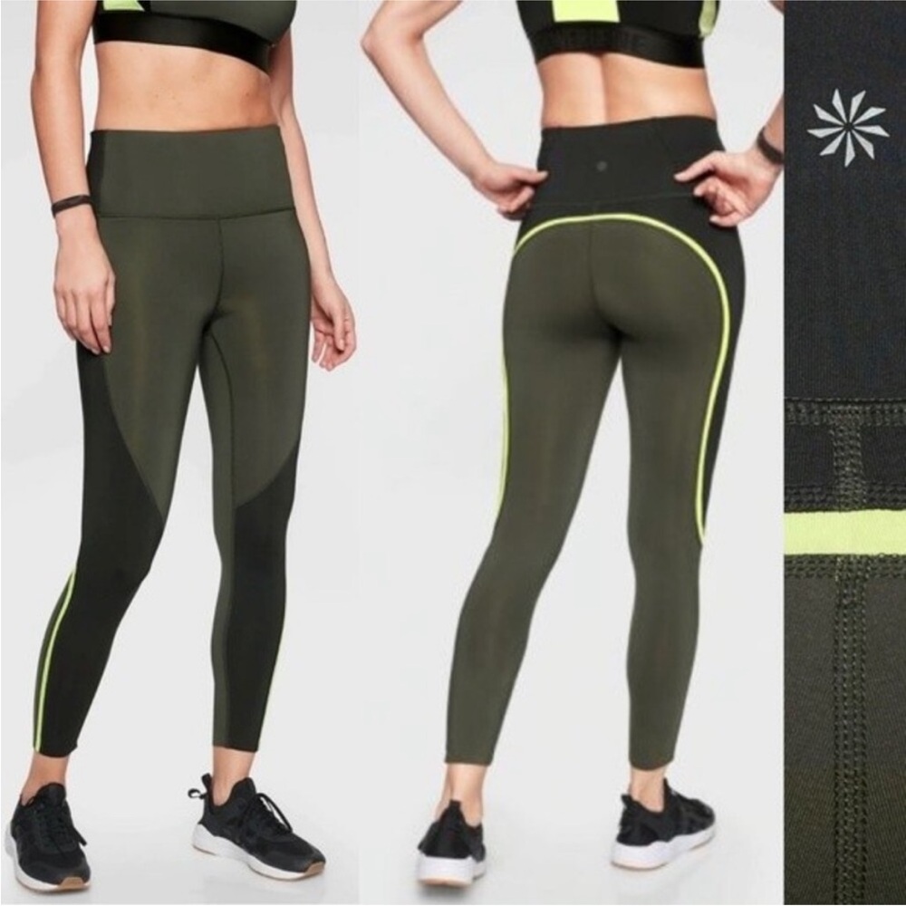 Athleta Spar Colorblock 7/8 Tight Leggings